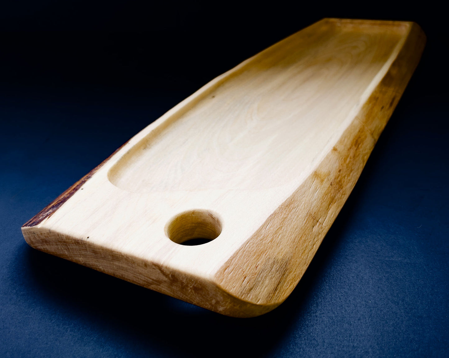 Bouleau Spalted avec plateau unique