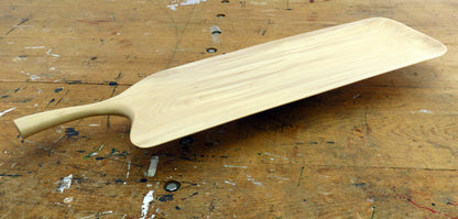 SPALTED BIRCH CHARCUTERIE BOARD WITH PAN HANDLE