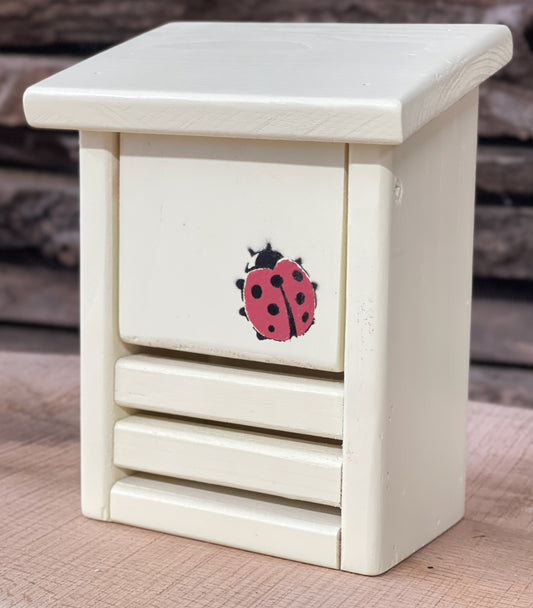 Handcrafted Ladybug (Asian Lady Beetle) Hibernation Box
