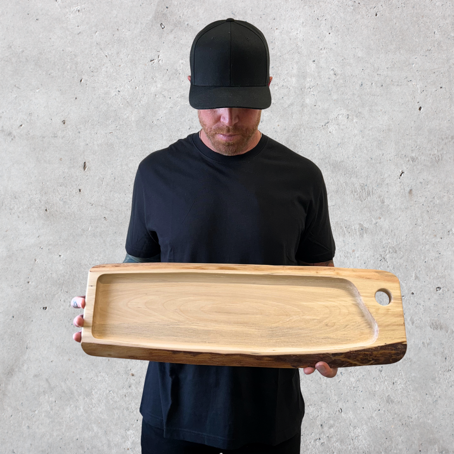 SPALTED BIRCH WITH SINGLE TRAY